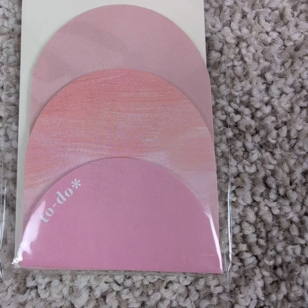 Erin Condren Warm Pastel‎ Sticky Notepad Shapes 3 Pack Adhesive Sheets